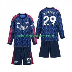 Maillot Arsenal Havertz 29 Extérieur Tenue pour Enfant 2025-2026 Manche Longue
