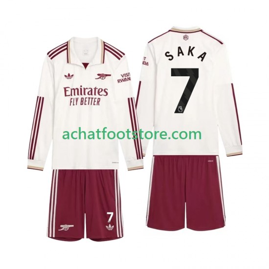 Maillot Arsenal Saka 7 3ème Tenue pour Enfant 2025-2026 Manche Longue