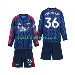 Maillot Arsenal Zubimendi 36 Extérieur Tenue pour Enfant 2025-2026 Manche Longue Maillot Arsenal Zubimendi 36 Extérieur Tenue pour Enfant 2025-2026 Manche Longue