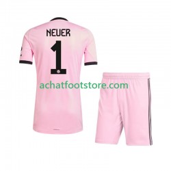 Maillot Bayern Munich Manuel Neuer 1 UCL Gardien 3ème Tenue pour Enfant 2025-2026 Manche Courte