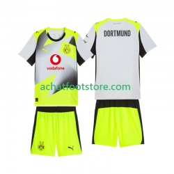 Maillot Borussia Dortmund Extérieur Tenue pour Enfant 2025-2026 Manche Courte