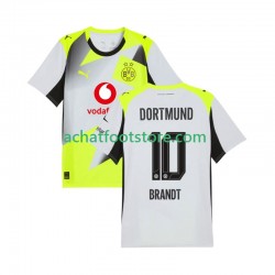 Maillot Borussia Dortmund Julian Brandt 10 Extérieur Tenue pour Homme 2025-2026 Manche Courte