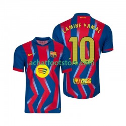 Maillot FC Barcelone Lamine Yamal 10 4ème Tenue pour Homme 2025-2026 Manche Courte