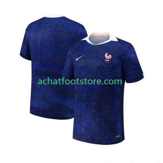 Maillot France Domicile Tenue pour Homme 2025 Manche Courte