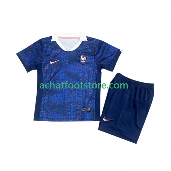 Maillot France Domicile Tenue pour Enfant 2025 Manche Courte