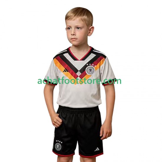 Maillot Allemagne Domicile Tenue pour Enfant Coupe du Monde 2026 Manche Courte