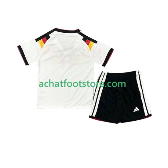 Maillot Allemagne Domicile Tenue pour Enfant Coupe du Monde 2026 Manche Courte