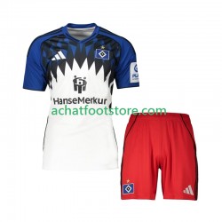 Maillot Hamburger SV Domicile Tenue pour Enfant 2025-2026 Manche Courte Maillot Hamburger SV Domicile Tenue pour Enfant 2025-2026 Manche Courte