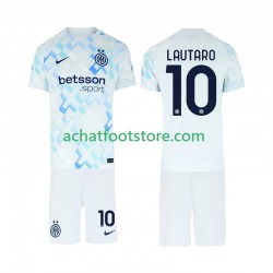 Maillot Inter Milan Lautaro Martinez 10 Extérieur Tenue pour Enfant 2025-2026 Manche Courte