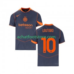 Maillot Inter Milan Lautaro Martinez 10 3ème Tenue pour Homme 2025-2026 Manche Courte