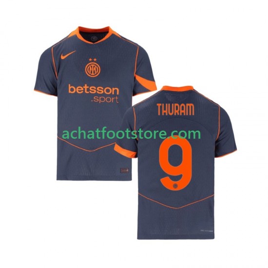 Maillot Inter Milan Marcus Thuram 9 3ème Tenue pour Homme 2025-2026 Manche Courte