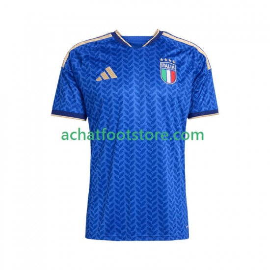 Maillot Italie Domicile Tenue pour Homme Coupe du Monde 2026 Manche Courte