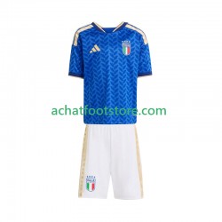 Maillot Italie Domicile Tenue pour Enfant Coupe du Monde 2026 Manche Courte