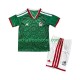 Maillot Mexique Domicile Tenue pour Enfant Coupe du Monde 2026 Manche Courte