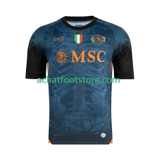 Maillot Naples Halloween Domicile Tenue pour Homme 2025-2026 Manche Courte