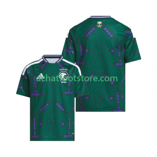 Maillot Arabie saoudite Domicile Tenue pour Enfant Coupe du Monde 2026 Manche Courte