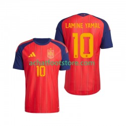 Maillot Espagne Lamine Yamal 10 Domicile Tenue pour Homme Coupe du Monde 2026 Manche Courte