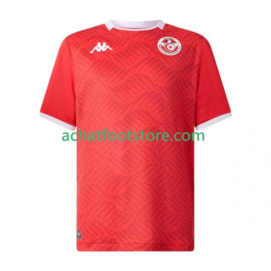 Maillot Tunisie Domicile Tenue pour Homme 2025 Manche Courte