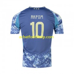 Maillot Ajax Amsterdam Chuba Akpom 10 Extérieur Tenue pour Homme 2024-2025 Manche Courte