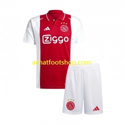 Maillot Ajax Amsterdam Domicile Tenue pour Enfant 2024-2025 Manche Courte