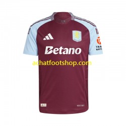 Maillot Aston Villa Domicile Tenue pour Homme 2024-2025 Manche Courte