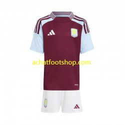 Maillot Aston Villa Domicile Tenue pour Enfant 2024-2025 Manche Courte