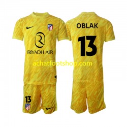 Maillot Atlético Madrid Jan Oblak 13 Gardien 3ème Tenue pour Enfant 2024-2025 Manche Courte