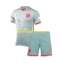 Maillot Atlético Madrid Extérieur Tenue pour Enfant 2024-2025 Manche Courte