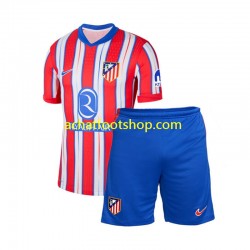 Maillot Atlético Madrid Domicile Tenue pour Enfant 2024-2025 Manche Courte