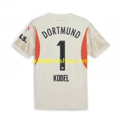 Maillot Borussia Dortmund Gregor Kobel 1 Gardien Domicile Tenue pour Homme 2024-2025 Manche Courte