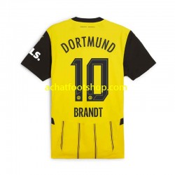 Maillot Borussia Dortmund Julian Brandt 10 Domicile Tenue pour Homme 2024-2025 Manche Courte