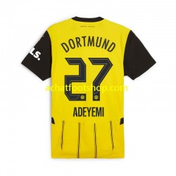 Maillot Borussia Dortmund Karim Adeyemi 27 Domicile Tenue pour Homme 2024-2025 Manche Courte