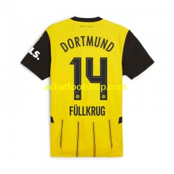 Maillot Borussia Dortmund Niclas Fullkrug 14 Domicile Tenue pour Homme 2024-2025 Manche Courte