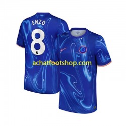 Maillot Chelsea Enzo 8 Domicile Tenue pour Homme 2024-2025 Manche Courte Maillot Chelsea Enzo 8 Domicile Tenue pour Homme 2024-2025 Manche Courte
