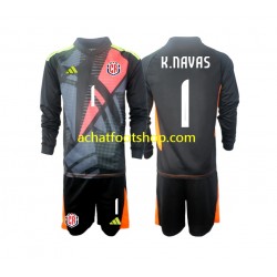 Maillot Costa Rica Keylor Navas 1 Gardien 3ème Tenue pour Enfant 2024 Manche Longue Maillot Costa Rica Keylor Navas 1 Gardien 3ème Tenue pour Enfant 2024 Manche Longue