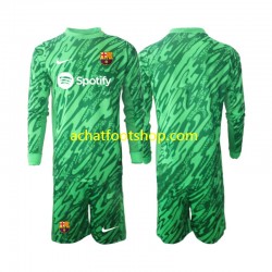 Maillot FC Barcelone Gardien Domicile Tenue pour Enfant 2024-2025 Manche Longue