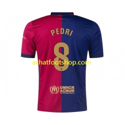 Maillot FC Barcelone PEDRI 8 Domicile Tenue pour Homme 2024-2025 Manche Courte