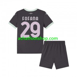 Maillot AC Milan Fofana 29 3ème Tenue pour Enfant 2024-2025 Manche Courte