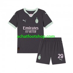 Maillot AC Milan Fofana 29 3ème Tenue pour Enfant 2024-2025 Manche Courte