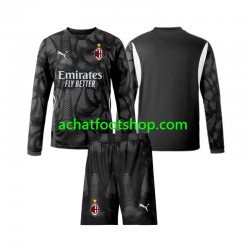 Maillot AC Milan Gardien Domicile Tenue pour Enfant 2024-2025 Manche Longue