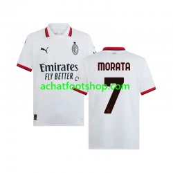 Maillot AC Milan Morata 7 Extérieur Tenue pour Homme 2024-2025 Manche Courte Maillot AC Milan Morata 7 Extérieur Tenue pour Homme 2024-2025 Manche Courte