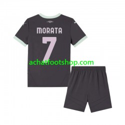 Maillot AC Milan Morata 7 3ème Tenue pour Enfant 2024-2025 Manche Courte