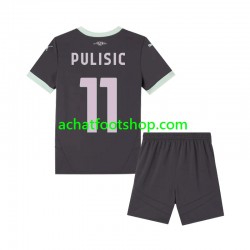 Maillot AC Milan Pulisic 11 3ème Tenue pour Enfant 2024-2025 Manche Courte