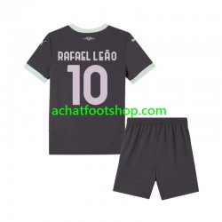 Maillot AC Milan Rafael Leao 10 3ème Tenue pour Enfant 2024-2025 Manche Courte