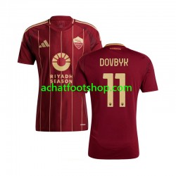 Maillot AS Rome Artem Dovbyk 11 Domicile Tenue pour Homme 2024-2025 Manche Courte