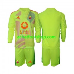 Maillot AS Rome Gardien Extérieur Tenue pour Enfant 2024-2025 Manche Longue Maillot AS Rome Gardien Extérieur Tenue pour Enfant 2024-2025 Manche Longue