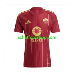 Maillot AS Rome Domicile Tenue pour Homme 2024-2025 Manche Courte Maillot AS Rome Domicile Tenue pour Homme 2024-2025 Manche Courte