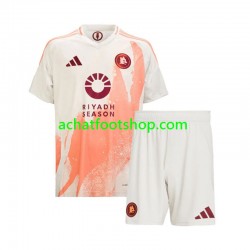 Maillot AS Rome Extérieur Tenue pour Enfant 2024-2025 Manche Courte Maillot AS Rome Extérieur Tenue pour Enfant 2024-2025 Manche Courte