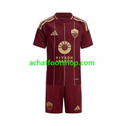 Maillot AS Rome Domicile Tenue pour Enfant 2024-2025 Manche Courte Maillot AS Rome Domicile Tenue pour Enfant 2024-2025 Manche Courte