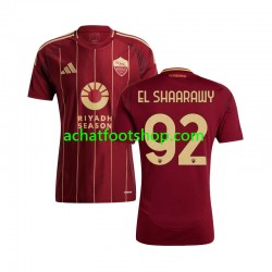 Maillot AS Rome Stephan El Shaarawy 92 Domicile Tenue pour Homme 2024-2025 Manche Courte